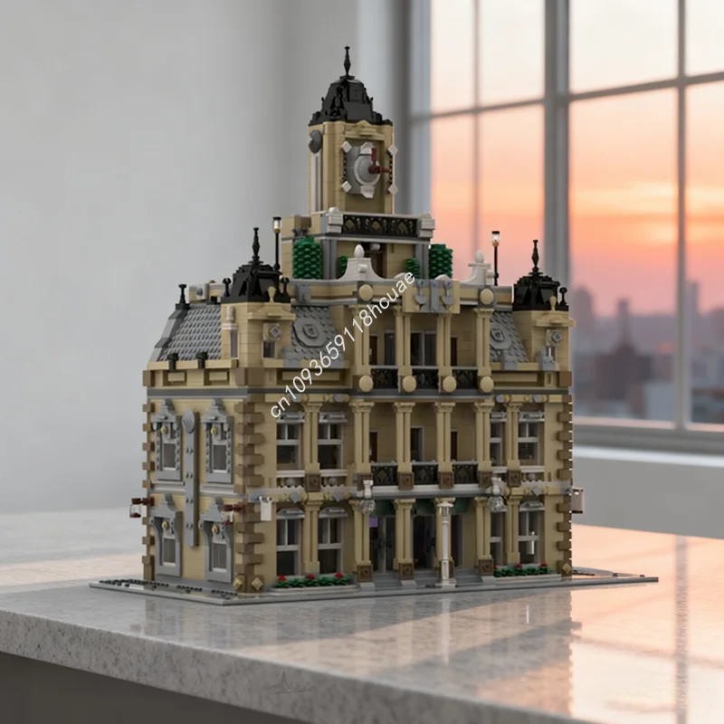 

5009 шт. MOC, наборы полицейских вокзал, модель, строительные игрушки, блоки, сборка, сделай сам, рождественский подарок, творческое образование, дети