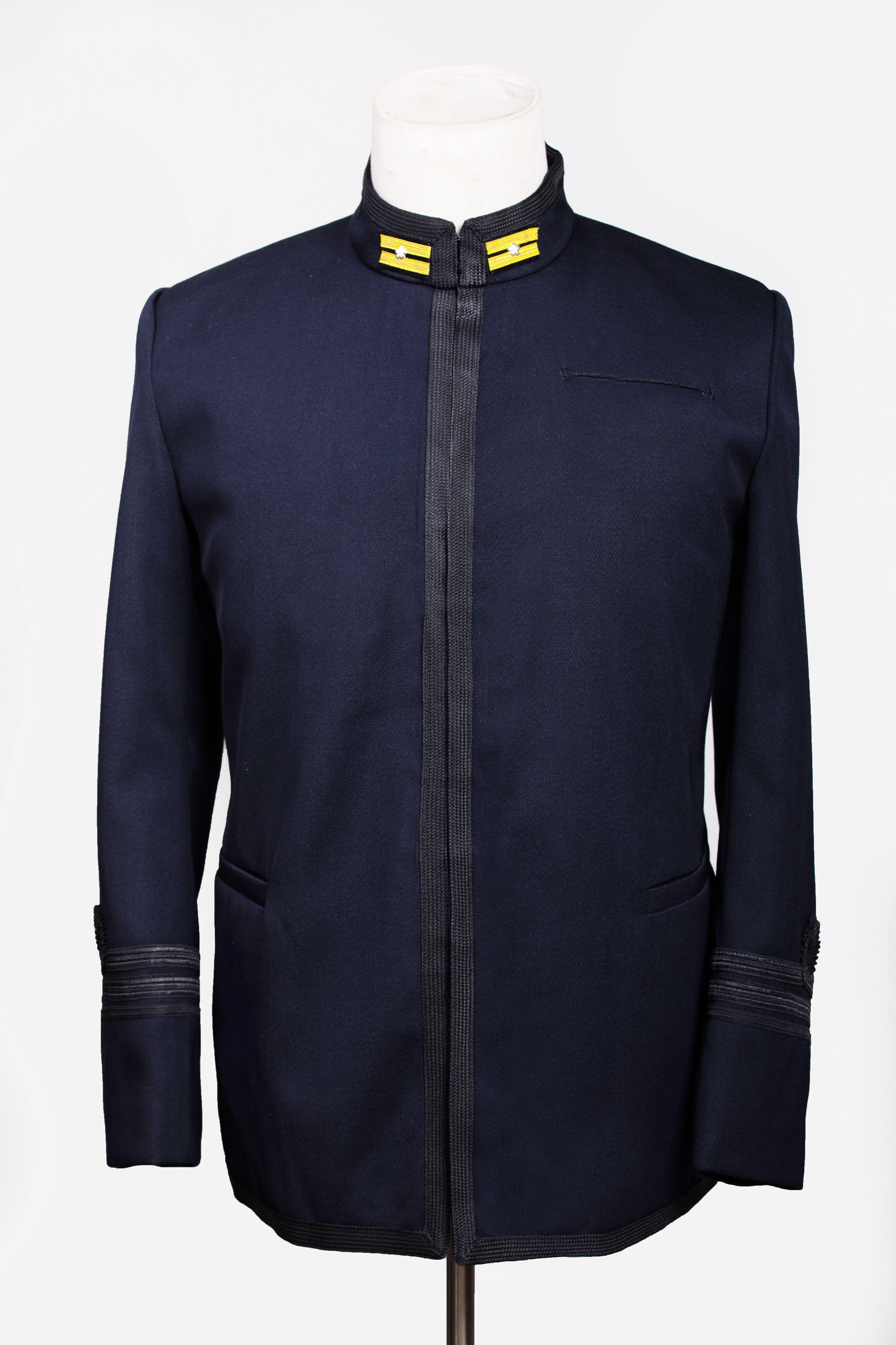 EMD Twill jacket navy blue wool a uniform JP