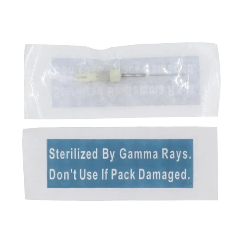 10pcs 1 Prong Needle Lip Eyeliner Permanent Makeup Eyebrow Tattoo Needle 1R for Original USA Mosaic Tattoo Machine Needle