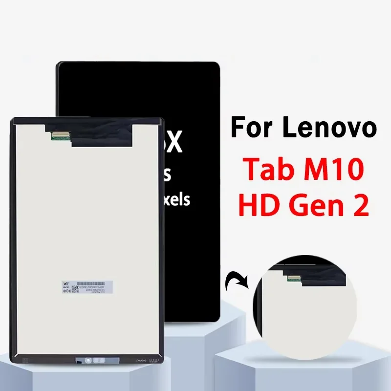 

10.1"inch New For Lenovo Smart Tab M10 HD 2nd Gen X306 TB-X306X TB-X306F LCD Display Touch Screen Digitizer Assembly Replacement