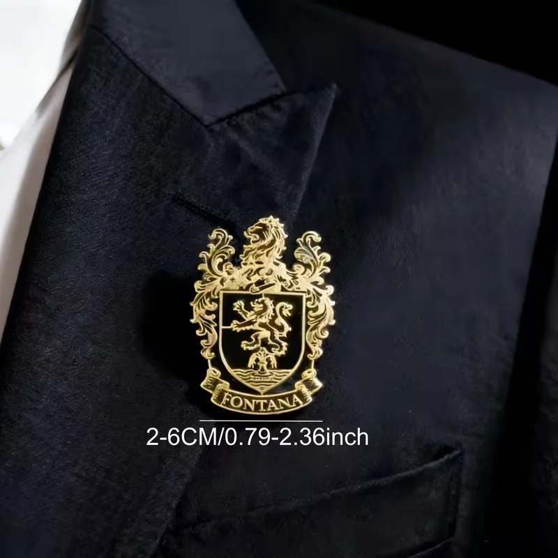 

Customized Logo Brooches Stainless Steel Image Brooches Personalized Sign Brooches Hand-Painted Graffiti Btomized Name Badges