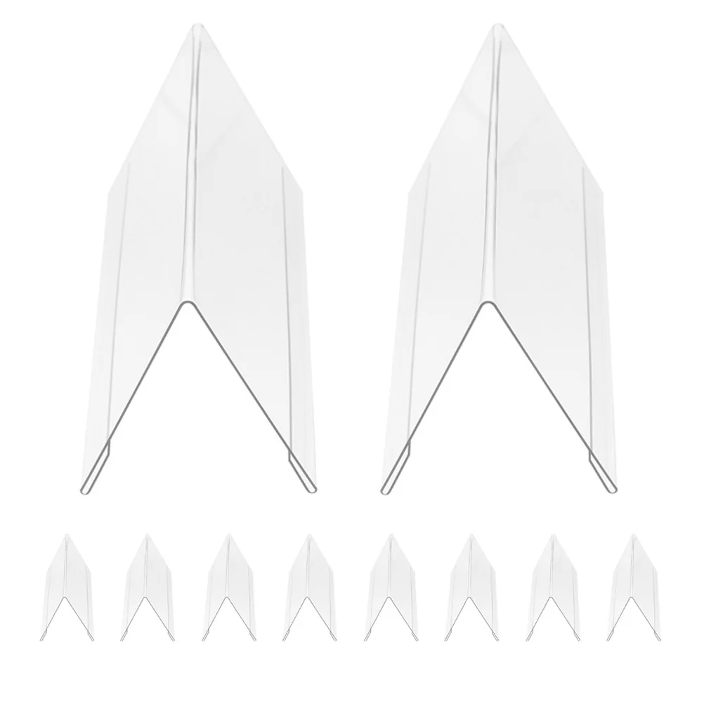 

10pcs Clear Table Number Holders Wedding Sign Wedding Party Name Cards Seating Signs Conference Display Stands