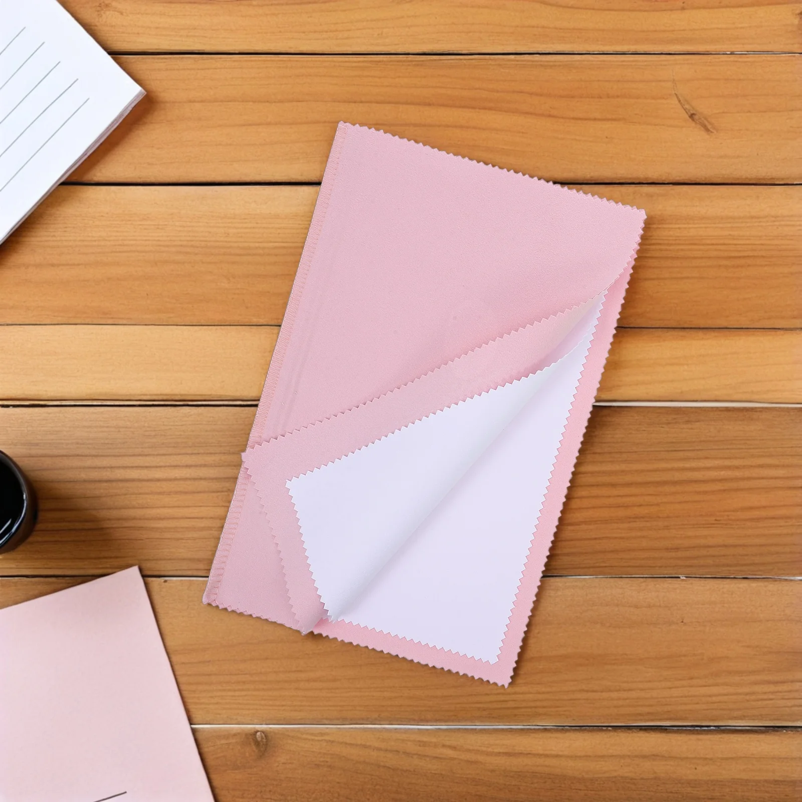 2 قطعة تنظيف الملابس 4-Layer 25X15 سنتيمتر الفضة تلميع القماش لإزالة تشويه ساعة الذهب والمجوهرات الأنظف مناديل قابلة لإعادة الاستخدام دائم