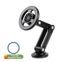 Magnetic Car Phone Holder Foldable 360° Rotation Smartphone Mobile Stand Multifunctional for Magsafe /for iPhone /for Samsung