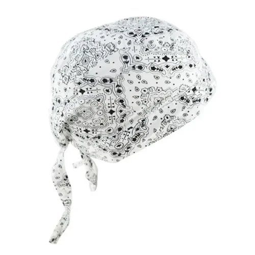 Imagen 2 del producto Gorro Unisex con calavera para motociclista, gorro con estampado de mariposa para baile de Hip Hop, pañuelo para casco, forro para la cabeza, bufanda de pirata ajustada