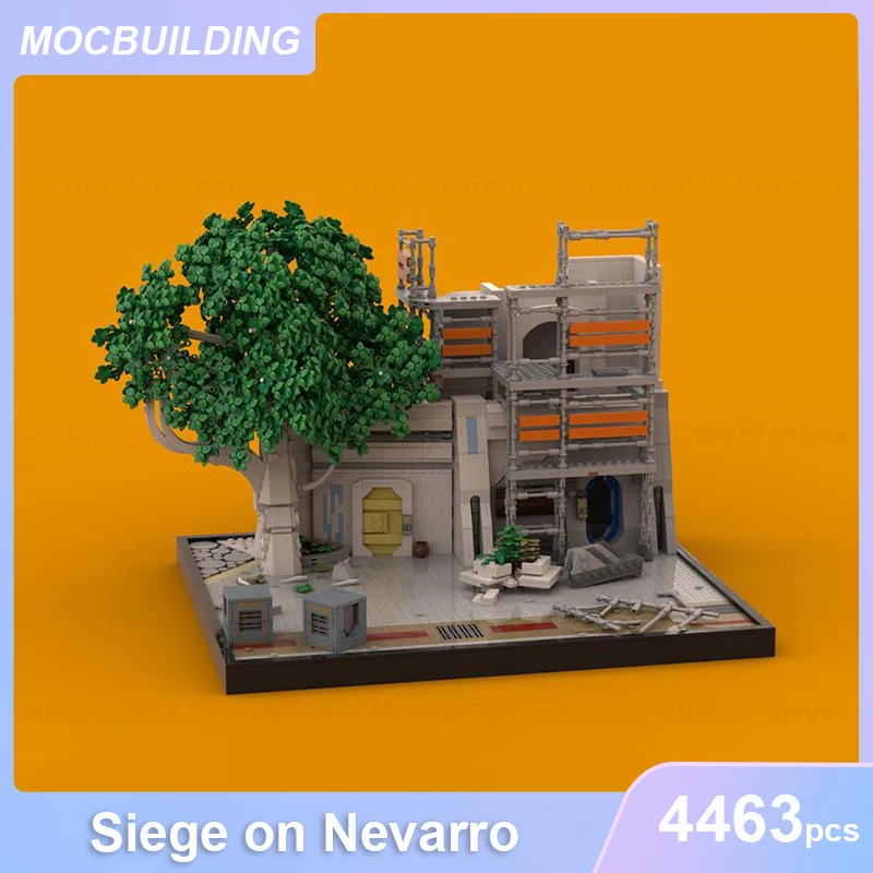 Siege on Nevarro Architecture Model MOC Building Blocks DIY Assemble Bricks Display Educational Creative Xmas Toys Gifts 4463PCS