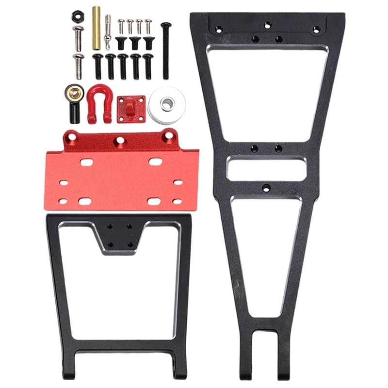 A84F-RC Winch/Serve Rescue Tow Truck Wrecker KIT DIY Tool For 1/10 RC Crawler Car Axial SCX10 TRX4 Capra D90 LCG Chassis Part