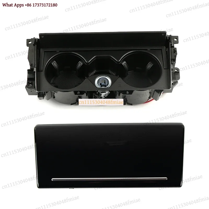 4K1862533 4KD862533 Car Water Cup Holder Center Console Cup Holder For A6 Avant C8 S6 quattro A7 Piano Black Cup Cover