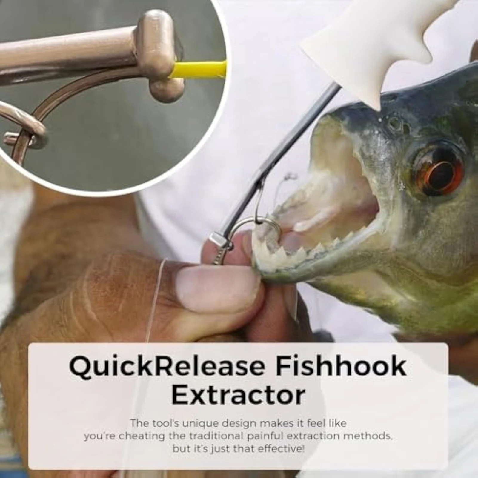 

1/2pcs Fish Hook Extractor Non Dirty Hand Fish Hook Remover Portable Fishing Tackles Practical Outdoor Fishing Accessories