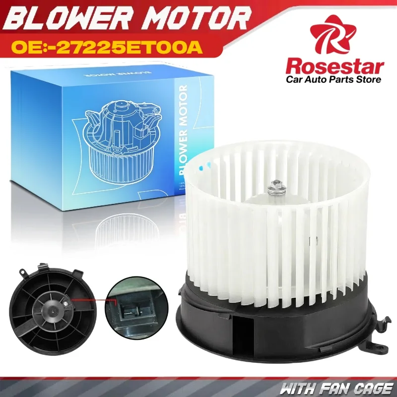 

HEATER BLOWER MOTOR FAN FOR NISSAN QASHQAI / QASHQAI +2 / X-TRAIL MK1 MK2 T31 27225ET00A 27225JD00A 27225-ET00A, 27225-ET10A,