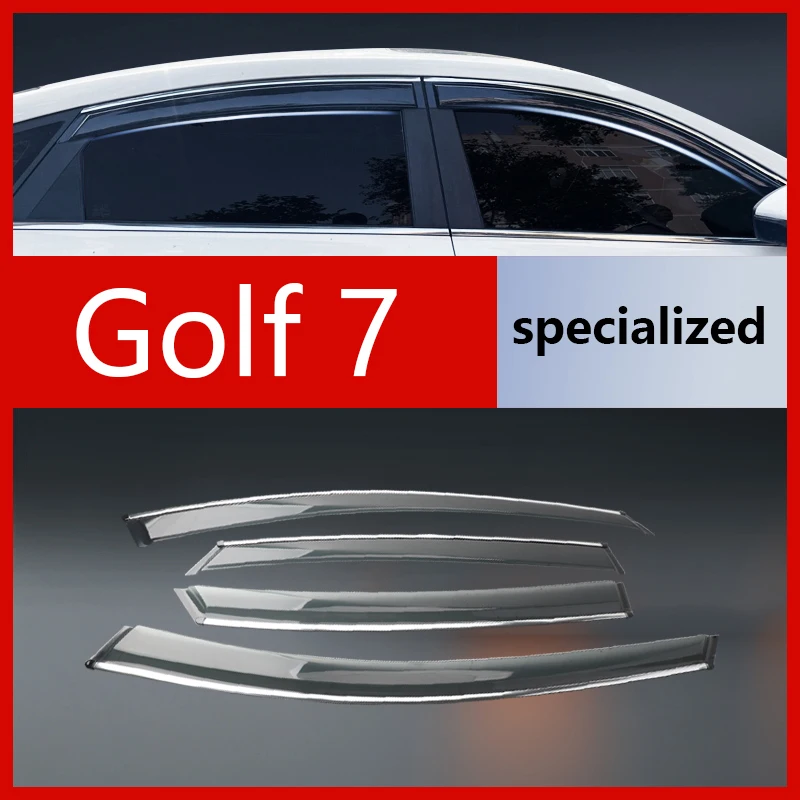 

Specially equipped with VW Golf 7 window rain shield ventilation rain eyebrow door rain strip rain shield rain Flat noodles
