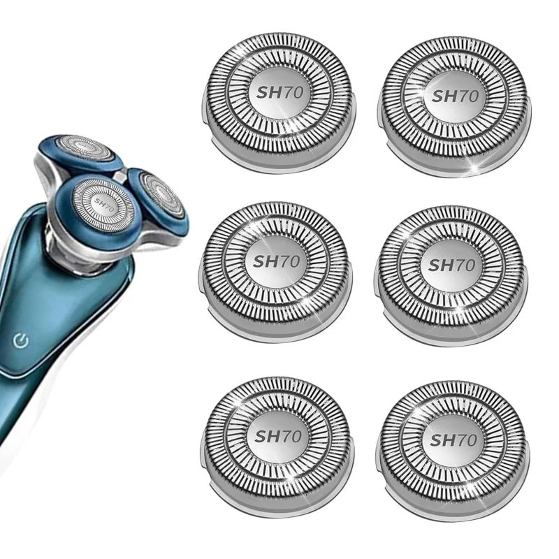 

SH70 Сменные лезвия для головок, пригодные для Philips Norelco Series 7000, двойные лезвия для сменных головок Norelco 7,000