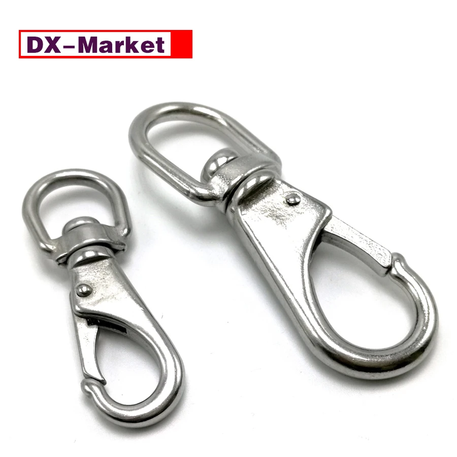 Eye Swivel Snap Hook, 304/316 Stainless Steel Diving Hooks ,J021