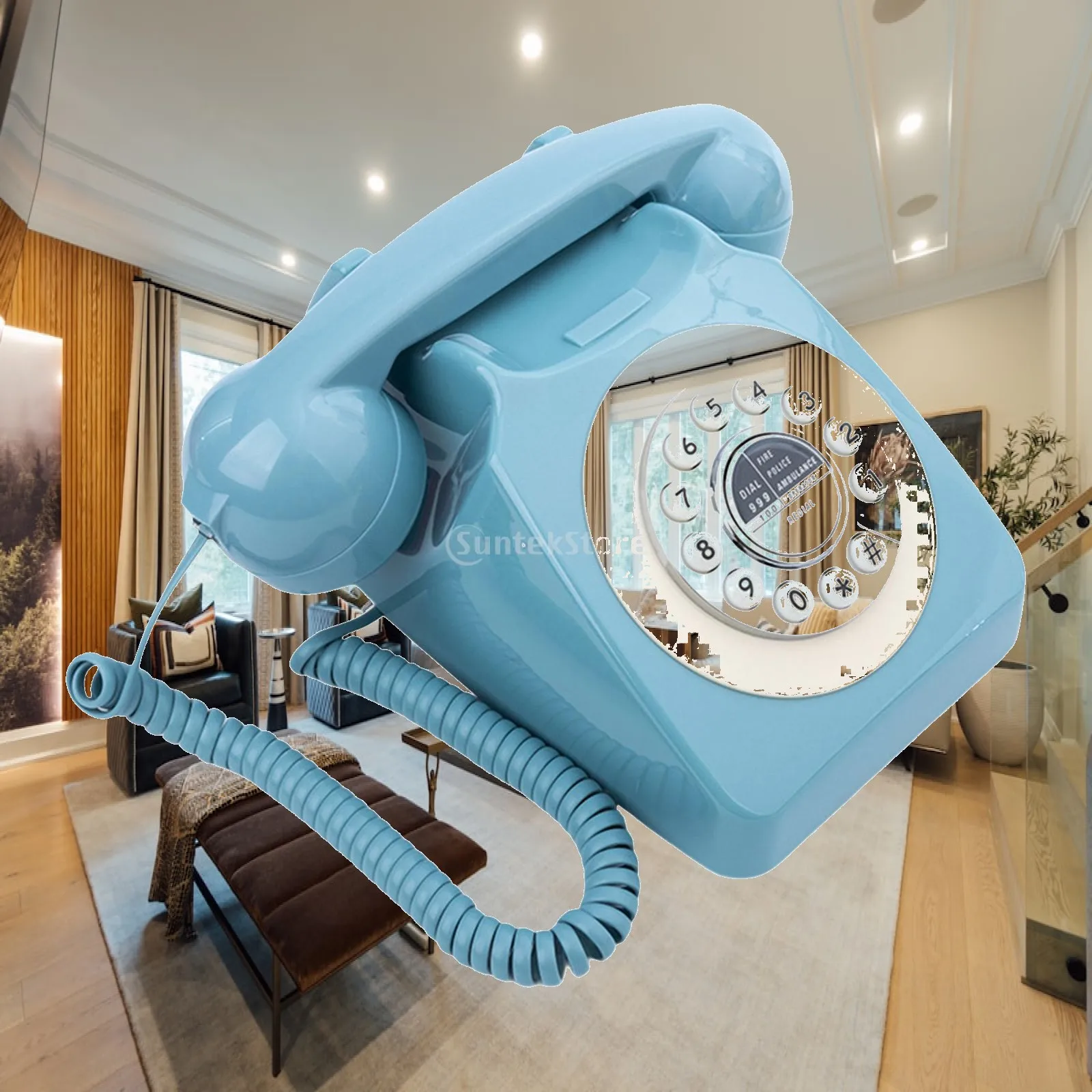 Audio Guest Book Phone, Desk Phone Model, Leave A Voicemail Message, Voice Message Recorder Phone for Party Birthday Decoration