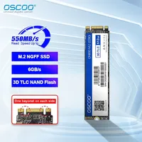 OSCOO  M.2 SSD 2280 NGFF SATA3 128GB 256GB 512GB 1TB 6Gb/s Solid State Drive 560Mb/s Solid State Disk for Laptop Notebook SSD