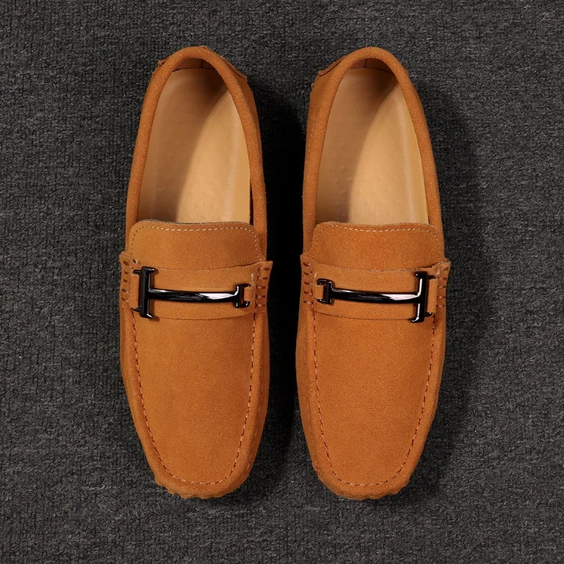 Fashion Colorful Men Casual Moccasins Loafers Yellow Male Business Office Shoes Driving Shoes for Men Plus Size 46 47 48