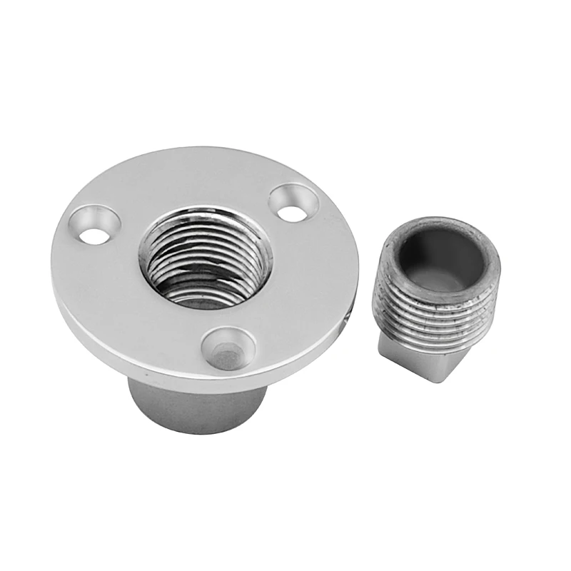 Kayak Tail Outlet Sewage Vent Drain Plug 1 Inch 316 Stainless Steel with Screw Replacement Boat Marine Hardware Accessories