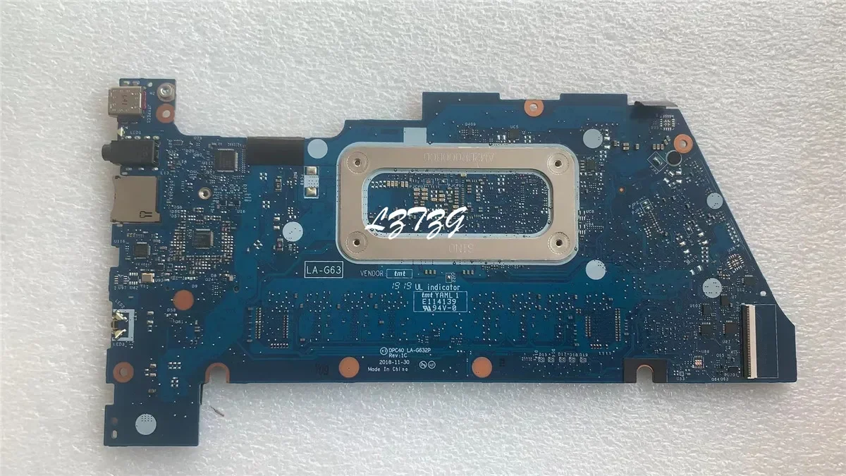 For HP Chromebook Enterprise x360 14E G1 Laptop Motherboard Intel Core i3-8130U 4G L50836-001 LA-G632P