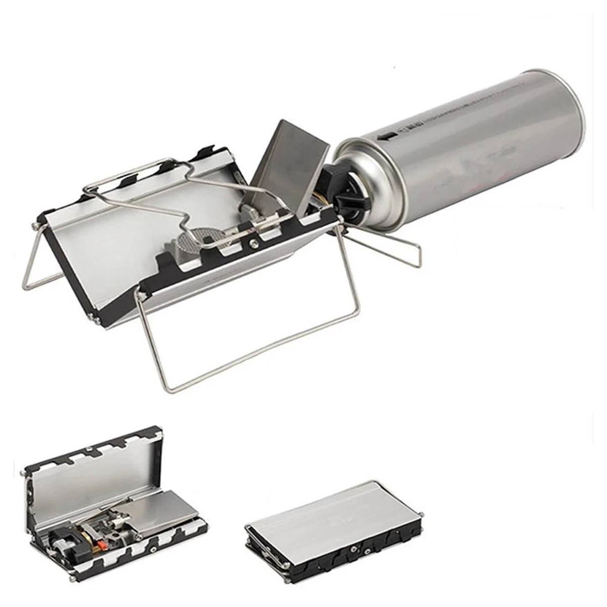 Camping Gas StoveCamping Stove Outdoor Portable Windproof High-Power Cassette Gas Stove Picnic Accessories