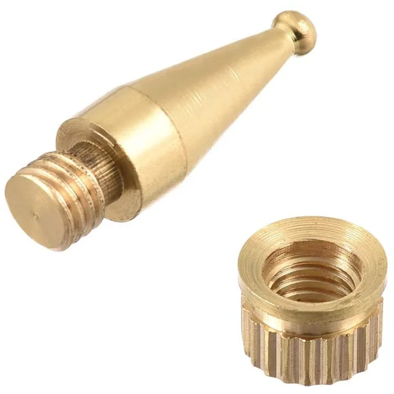 مسامير مكبر صوت لأقدام هاي فاي ، حوامل نحاسية ، حوامل M8 ، صانعة (H) ، 4