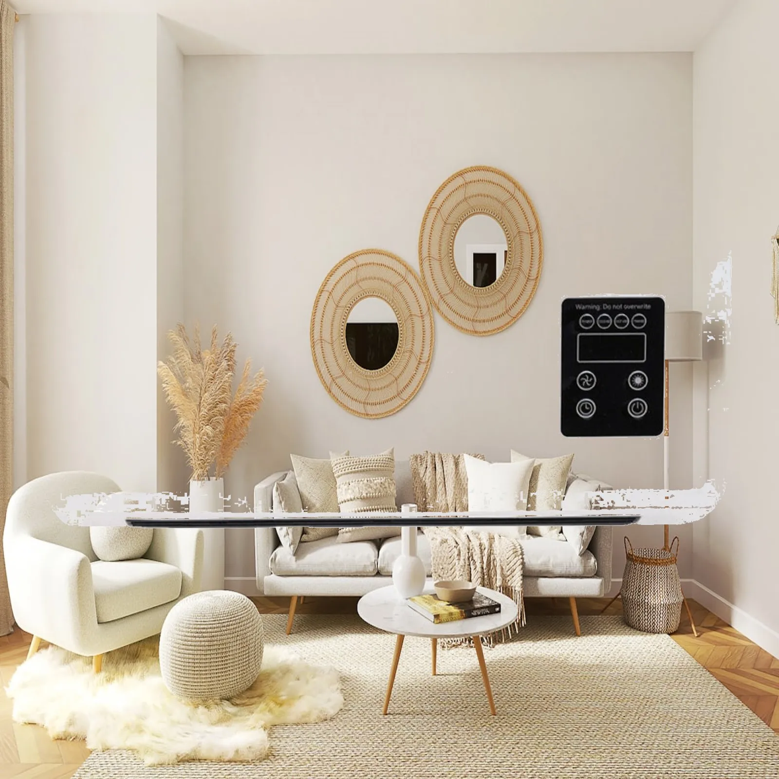 wall-mounted-heater-with-drying-rail-flame-retardant-appliance-for-bedroom-living-room