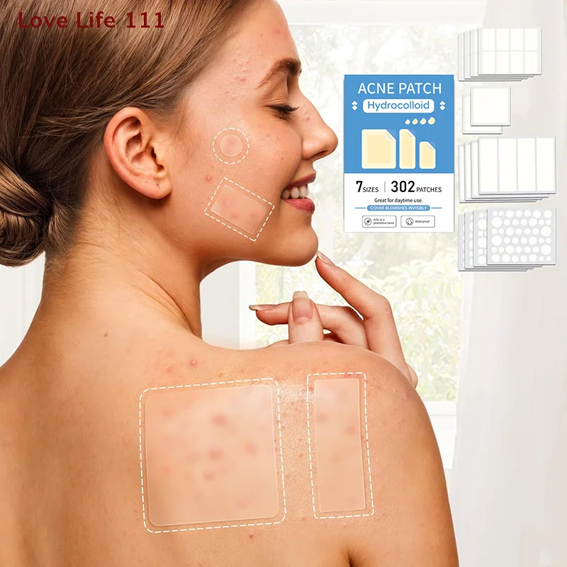 

New 302Pcs Acne Patch Repair Acne Cleansing Invisible Breathable Waterproof Acne