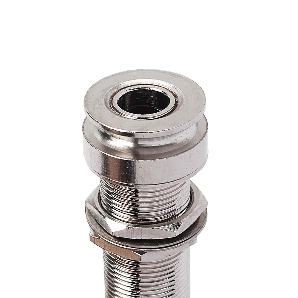 

Nickel Plating Tail Guitar Endpin Jack Long Legs Cylinder Output Socket Input
