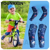 Rodilleras Unisex para niña, protector de brazo de baloncesto, soporte de manga para niño, fútbol, béisbol, niño, deportes de ciclismo, codera de soporte, 2 uds.