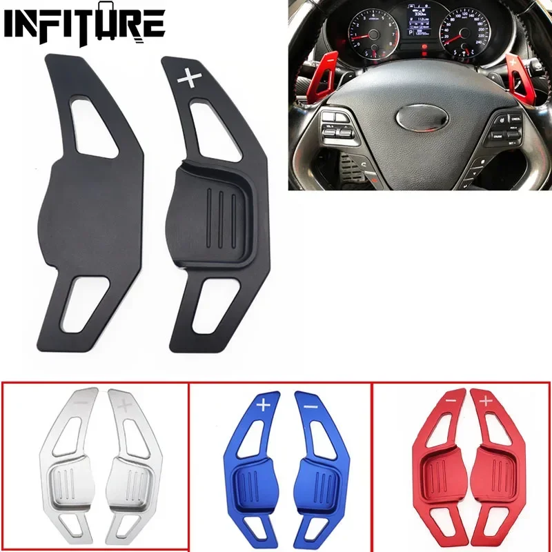 

Car Accessories Paddle Shift For KIA K3 Forte Koup SX 2015 2016 GT SW 2013 2014 Car Steering Wheel Shifter DSG Stickers