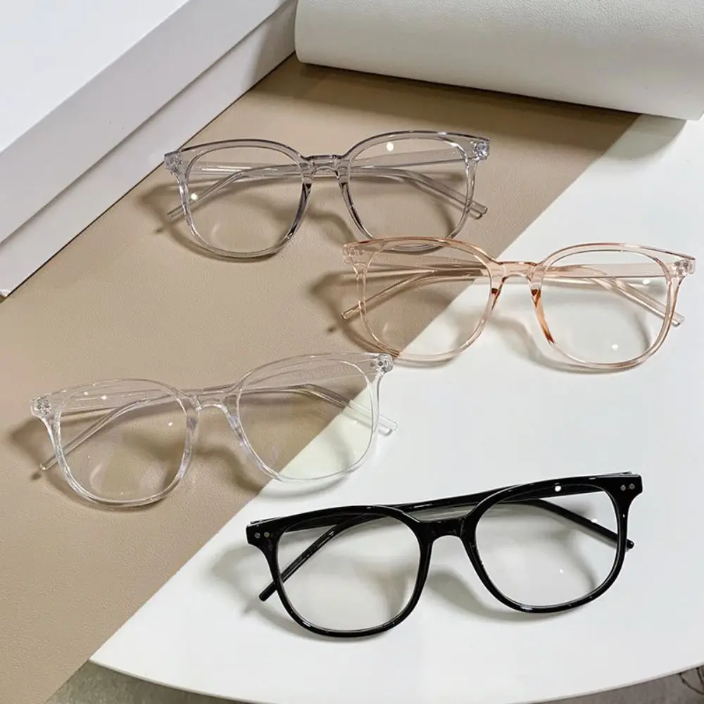 Anti-Blue Light Glasses Women Men Oversized Optical Frame Eye Protection Ultra Light Eyeglasses Office Computer Goggles