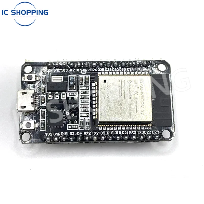 ESP32 WiFi + Bluetooth 4.2 BLE NodeMCU Development Board with USB Cable Compatible with Arduino for IoT Projects