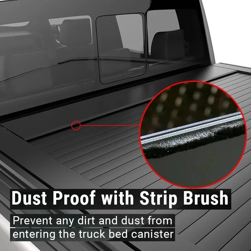 Auto Parts Hard Retractable Waterproof Low Profile Pickup Tonneau Bed Cover Exterior Modification Accessories