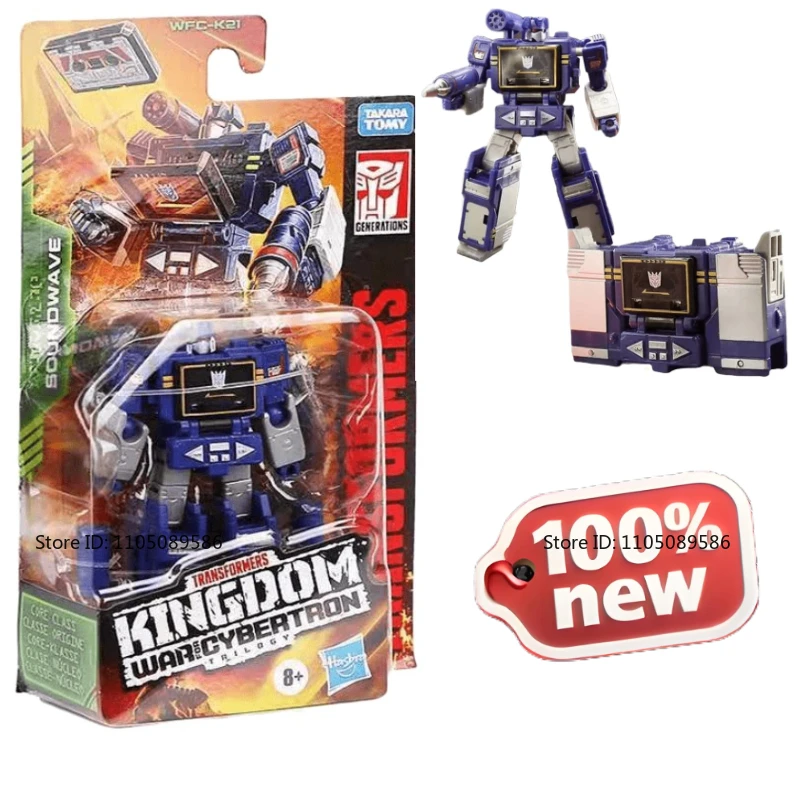 

Совершенно новая оригинальная коробка, трансформер серии G, WFC-K21, звуковая волна, подвижная кукла, праздничные подарки, студийные украшения, украшения, фигурка