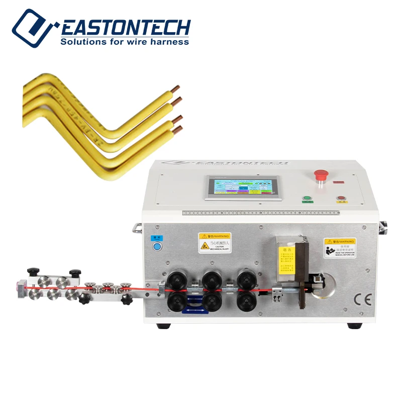 آلة تجريد وثني قطع الأسلاك الكهربائية الأوتوماتيكية EW-08D 2D 35mm2 آلة ثني الكابلات