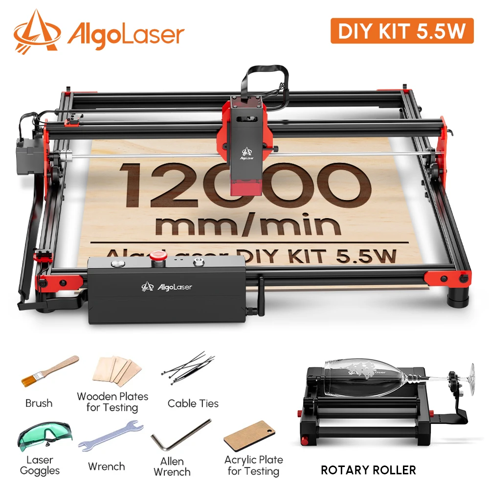 AlgoLaser DIYキット 5.5W デスクトップエントリーレベルスマート 