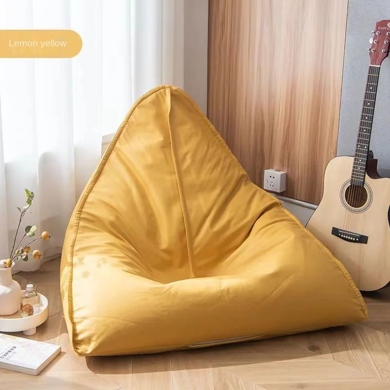 

Casual Triangle Design Technology Fabric Be Used As Bean Bag Sofa Single Bedroom Balcony Can Be Unpacked Washed Lazy Sofa Chair