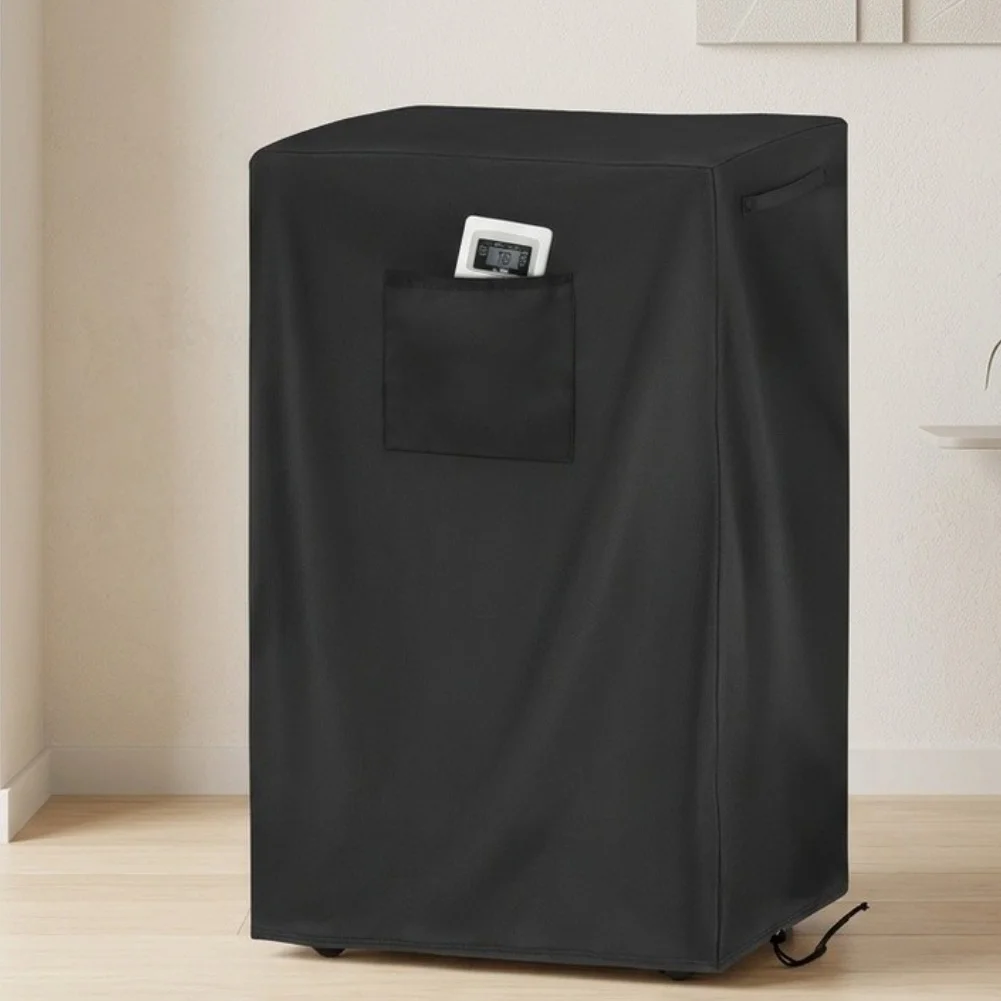 Portable Vertical Air Conditioner Cover with Anti-UV Coating Waterproof Construction and Secure Adjustable Fit