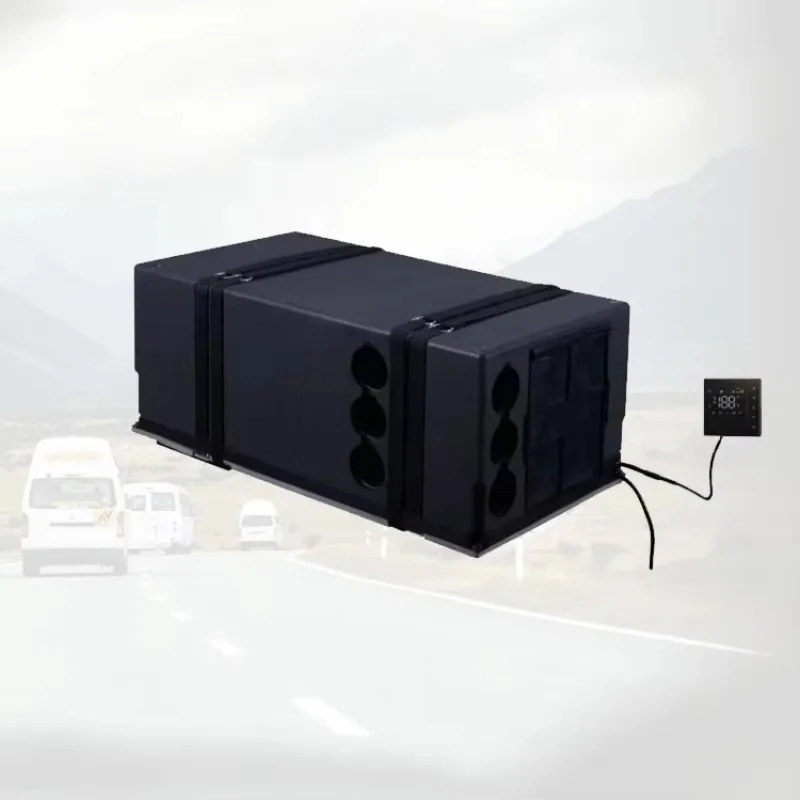 

Intelligent Library High Quality Custom Wholesale Fixed Frequency Black Bottom-mounted Camping Equipment RV Air Conditioner