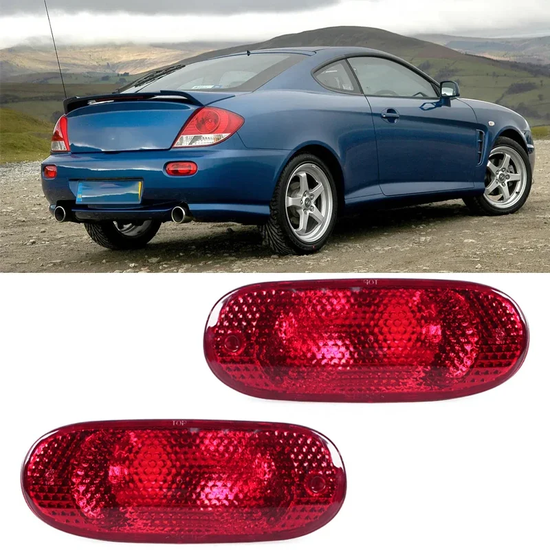 

X-T For Hyundai Coupe 2002 2003 2004 Rear Bumper Brake Light Reflector Light Lamp Rear Fog Light Car Accessories Without Bulbs