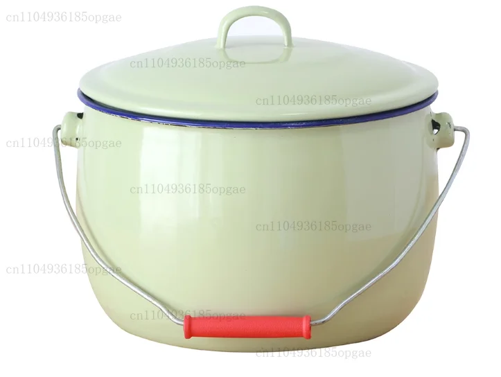 Lift Pot Soup Bucket with Lid Basin Portable Pot