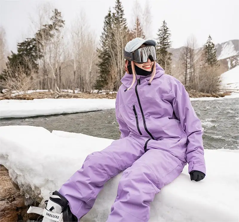 OEM Custom Women Ski Suit  Coveralls Snowsuit Skiing  Outdoor Snow Sports for Women Popular Colorful Skis Suit