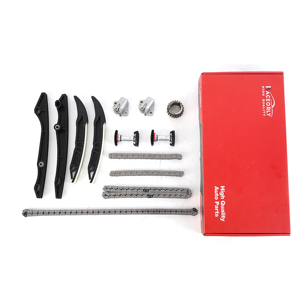 

RACEORLY 13pcs Timing Chain Kit For 11-15 Ford F-150 Mustang 5.0L V8 DOHC 302CID