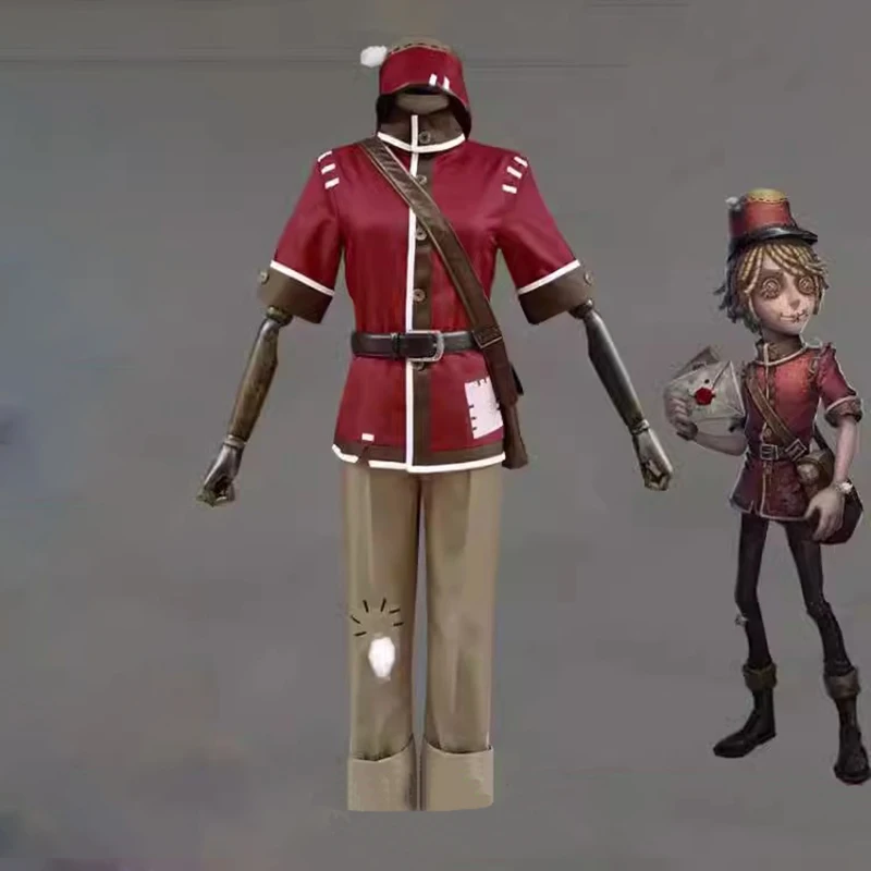

Game Identity V Cosplay Costumes Postman Victor Grantz Cosplay Costume Survivor Original Skin Uniform Suits Clothes Red Uniform
