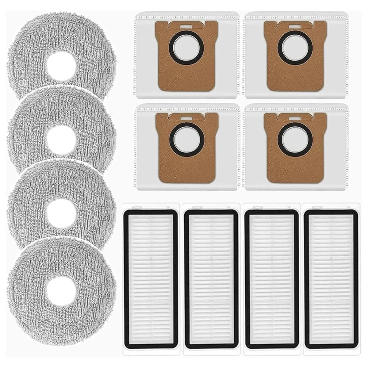 For Dreame L10s Ultra/L10 Ultra/L10 Prime Dust Bags Hepa Filter Mop Cloth Robot Vacuum Cleaner Replacement Parts