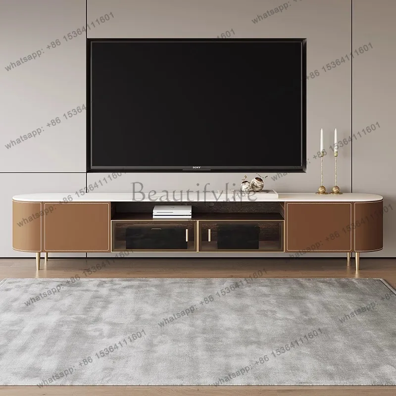 

Nordic Trendy Tv Stand With Drawers Storage Space Saving Glamour Tv Cabinet Aesthetic Modern Meuble Tv Living Room Furniture