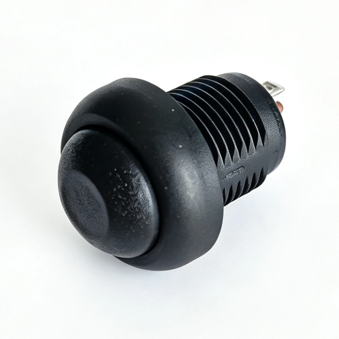 50 Pieces 12mm IP68 Waterproof Plastic Electrical Plastic Switch Black Reset and Self Locking