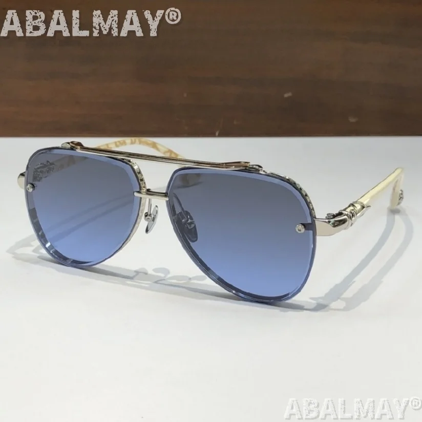 نظارات شمسية عالية الجودة للرجال والنساء 8238 مقاس 63-12-149 نظارات شمسية بتصميم عصري فاخر من التيتانيوم UV400 مع صندوق