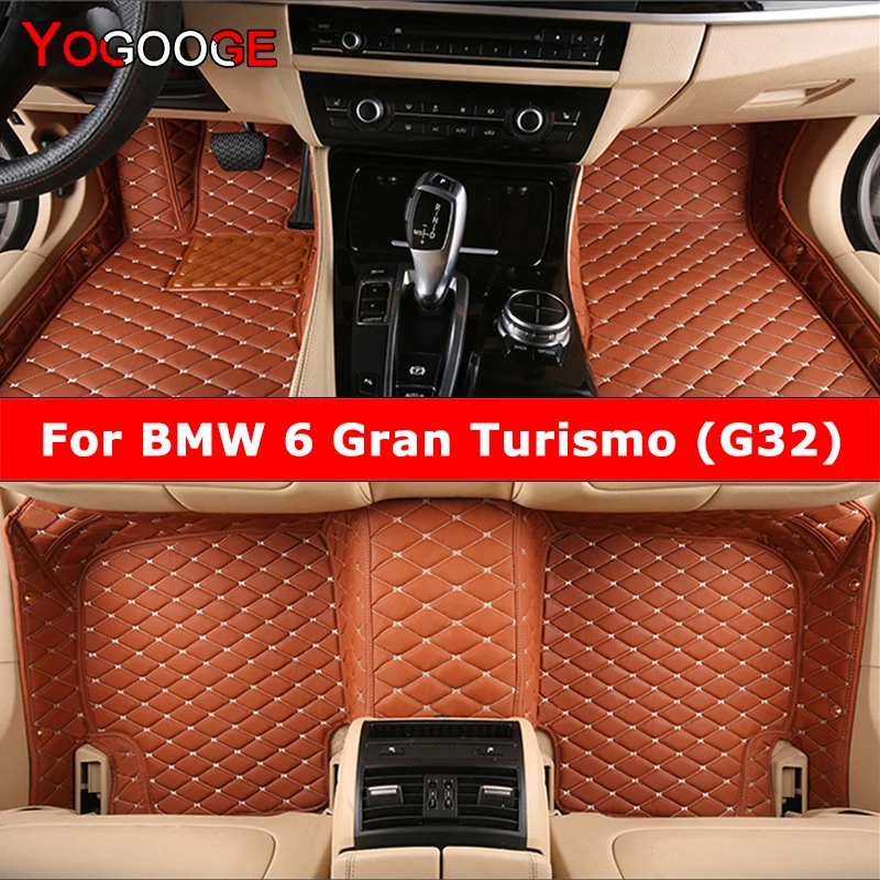 YOGOOGE Custom Car Floor Mats For BMW 6GT 6 Gran Turismo (G32) Auto Carpets Foot Coche Accessorie