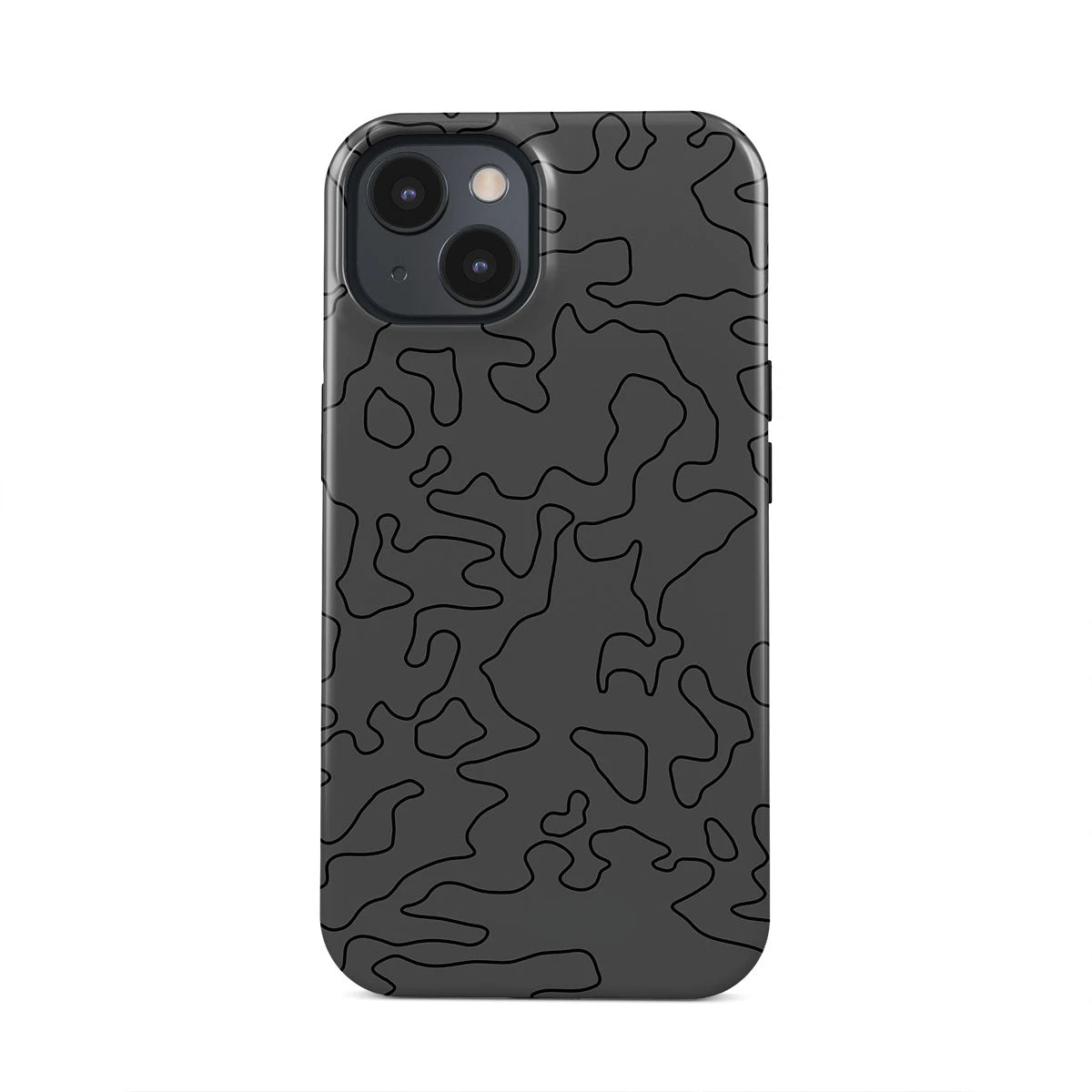 Magnetische Funda Topografische Kaart Patroon Case Voor IPHONE 16 Pro Max 15 14 13 12 11 PRO Plus Acryl TPU Twee in een Telefoon Gevallen