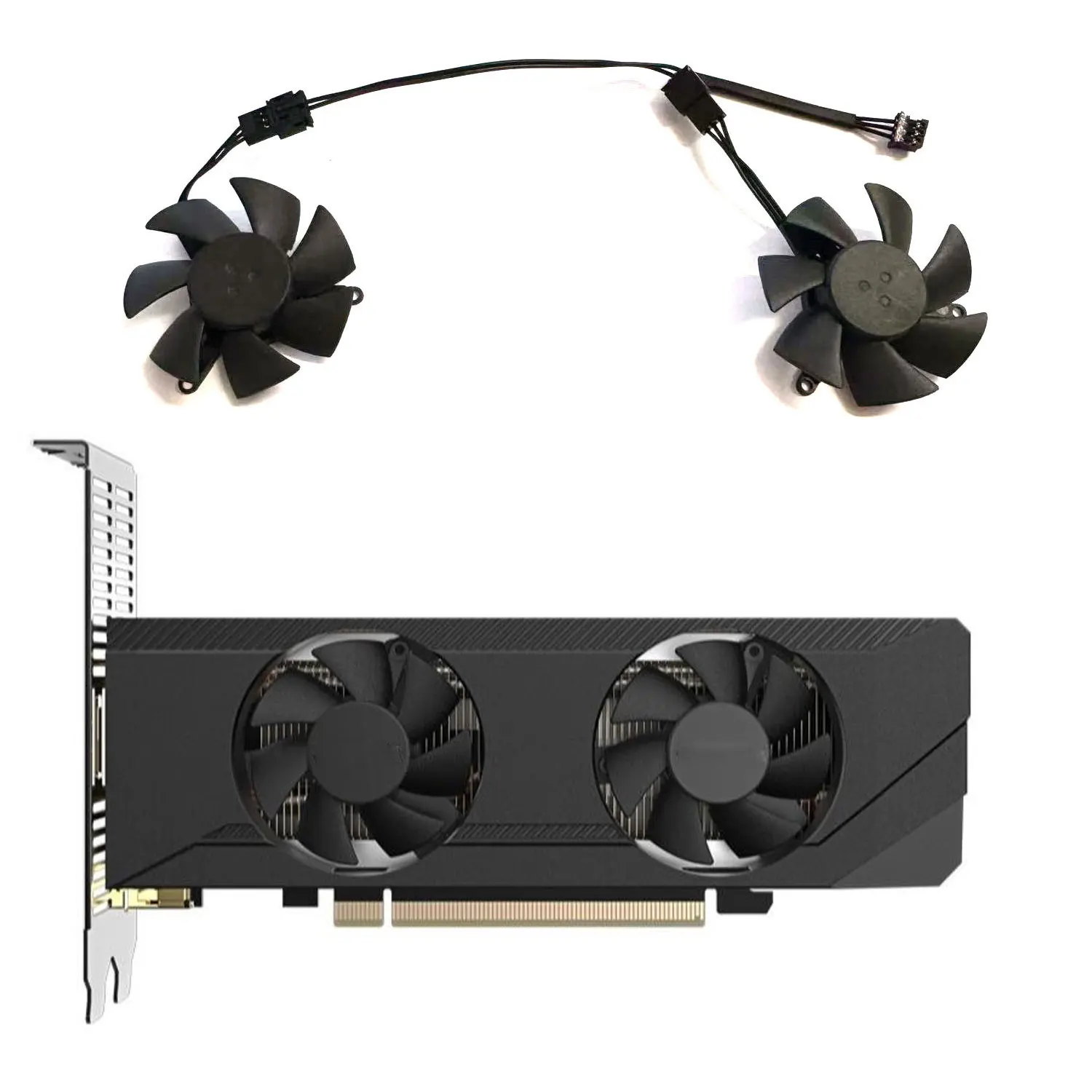 GA51S2H 0.18A 46 مللي متر 3PIN GPU مروحة لجيجابايت GeForce RTX 3050 OC بطاقة الرسومات 6G منخفضة المستوى